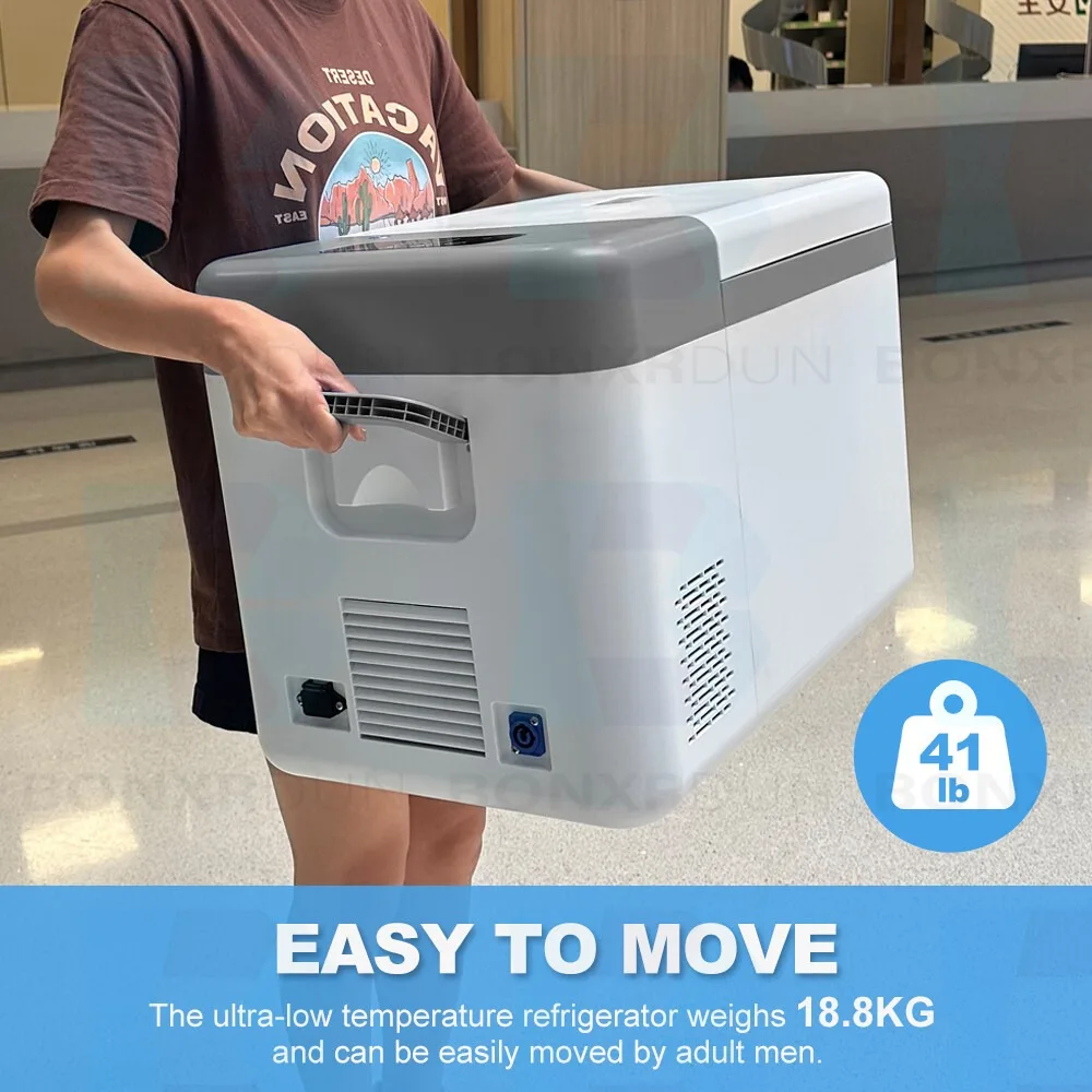 

Ultra-Low Temperature Freezer 20L-Gray Protable -86℃ for Laboratory Samples Store