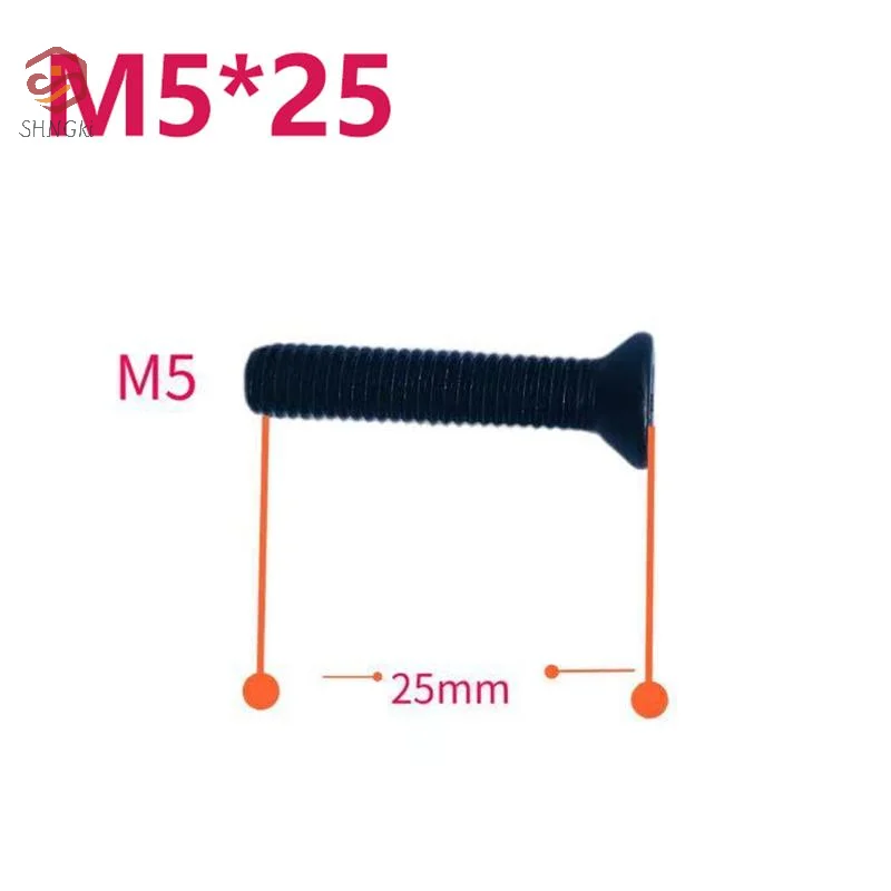 10Pcs Fixing Screw M5/M6 22mm/25mm Left Hand Thread For UNF Drill Chuck Shank Adapter Power Tool Replacement Accessories