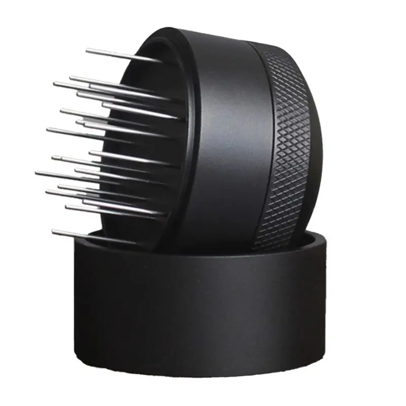 ABUN WDT Tool for 58mm Portafilter, Espresso Coffee Powder Distribution Stirrer, Needle Distributor, Aluminum Alloy