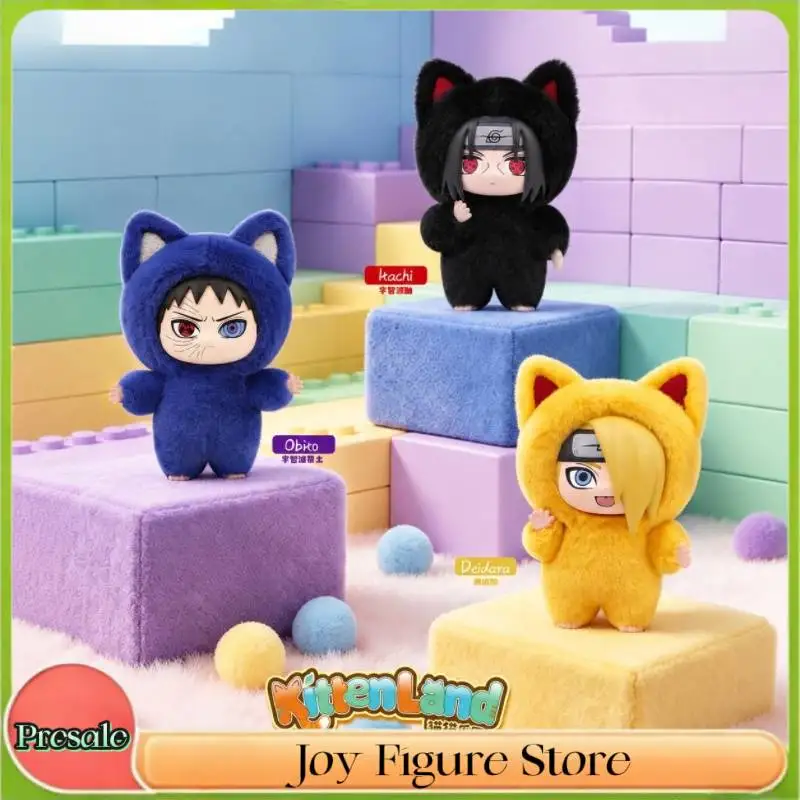 

New TOPTOY EAKi Anime Ninja V3 Kitten Land Series Blind Box Pajamars Plush Doll Action Figure Collection Doll Surprise Toys Gift
