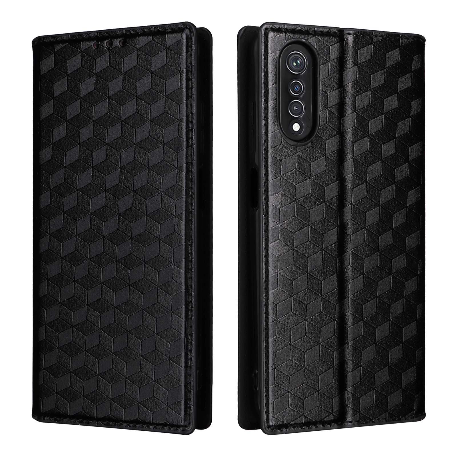 Capa de couro flip para Cubot, pele magnética, tridimensional padrão, prevenção de queda, slot para cartão, carteira, caixa do telefone, X70, X50