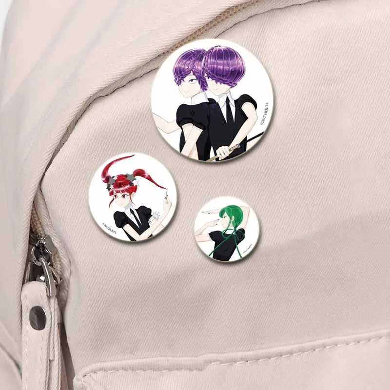 Anime Land of The Lustrous Emaille Pins Handgemachte Brosche für Kleidung Rucksack Dekoration Cartoon Abzeichen Schmuck Zubehör Geschenke