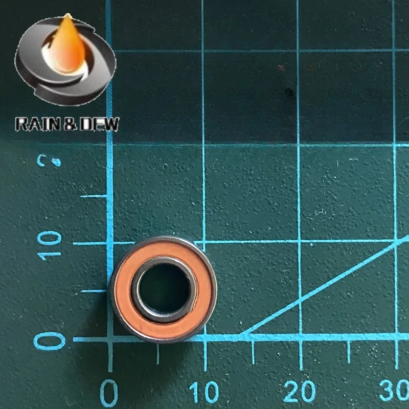 

2Pcs SMR115RS CB Orange Ceramic Bearing Fishing Reel Ball Bearings ABEC-7 LD 5x11x4 Stainless Steel Hybrid SMR115 2RS SMR115