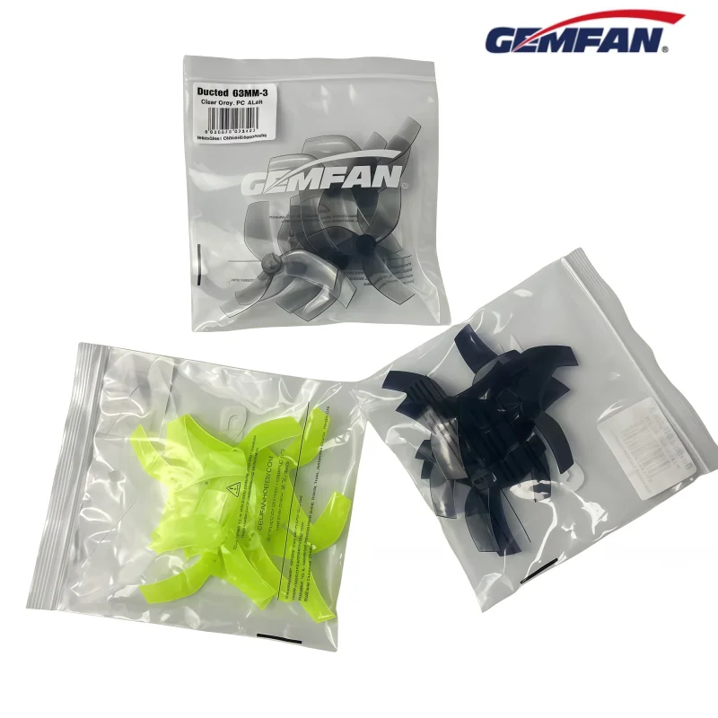 Ganfeng D63mm GEMFAN D63 paddle diameter 1.5mm three-blade 2.5-inch three-blade forward and reverse propellers