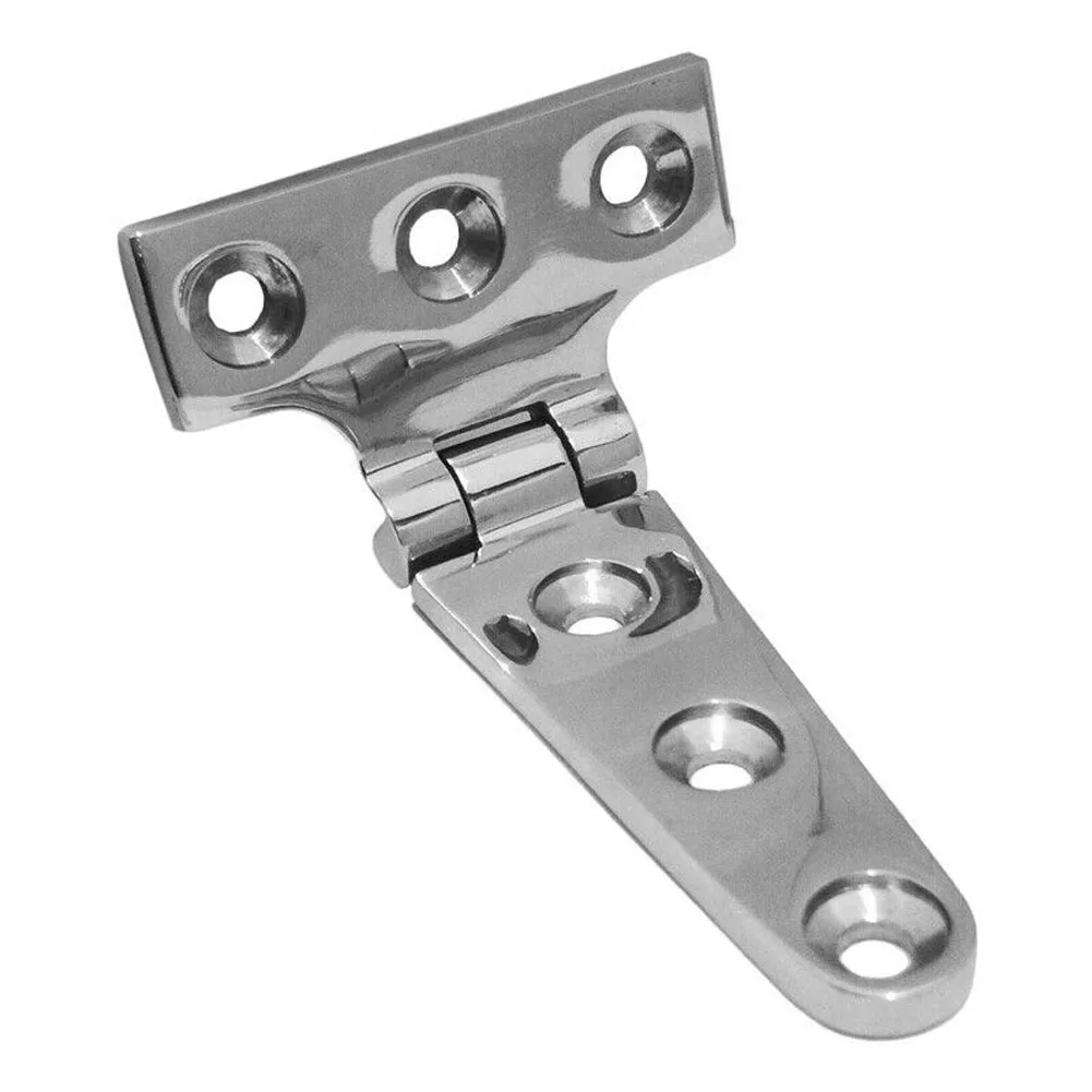 2PCS 316 Stainless Steel Marine Grade Heavy Duty T Hinge 150mm Casting Hinge for Boat Marine Hardware