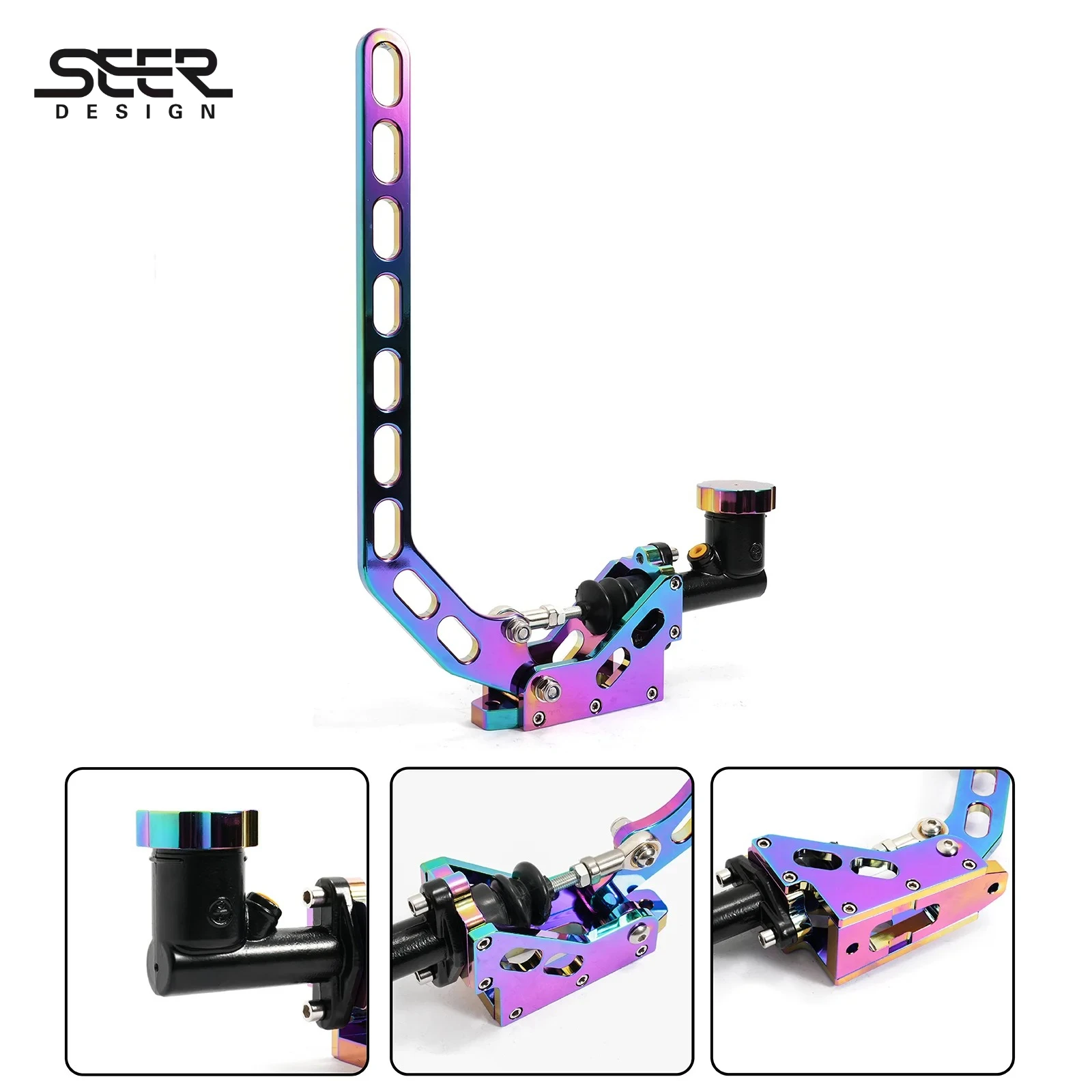 

Hydraulic Drift Handbrake Kit – Aluminum Racing E-Brake Lever Reverse Pull for CDC Competition Street Drift Car Modification