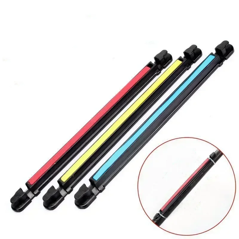 1PC Fishing Line Holder Fishing Lure Hand Rod Tie Line Board Winding Board Wrap Line Fishing Rod Clips Accessories Random Color