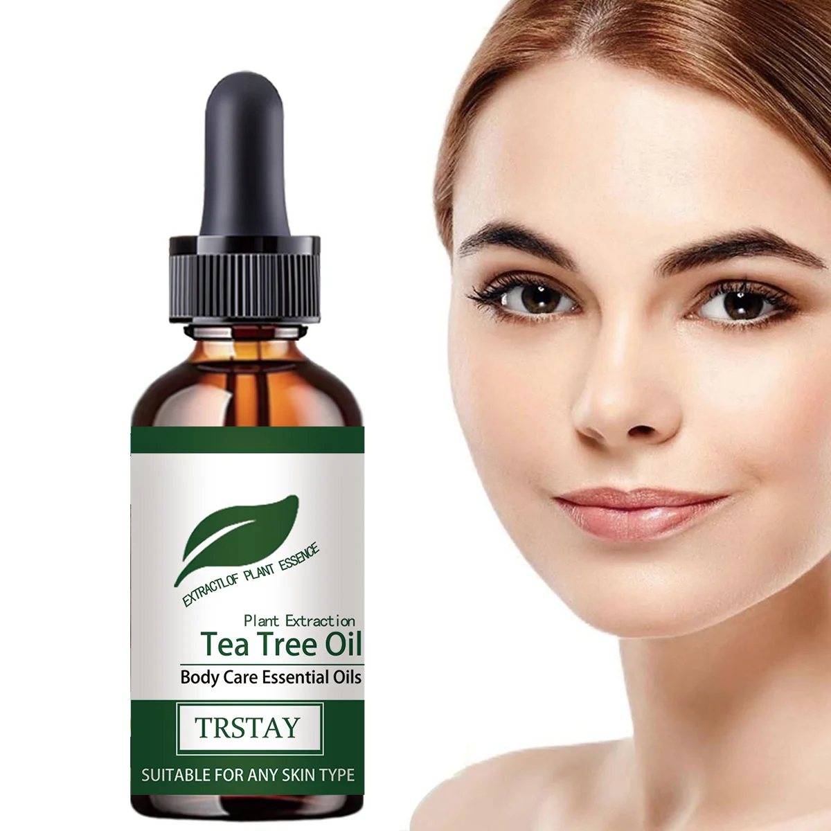 Natürliches Teebaumöl, feuchtigkeitsspendend, Gesichtskörper, feminine Hautpflege, Hautreparatur, feuchtigkeitsspendend, Aromatherapie, reine Massage, ätherisches Oi