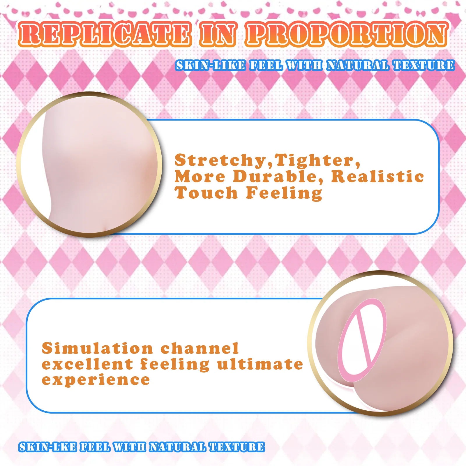 Japanese Bunny Girl Male Masturbation Cup, Adult Product, Manual Sex Toy, Realistic Vaginal Exercise Toy for Otaku. Pocket Pussy - view 6