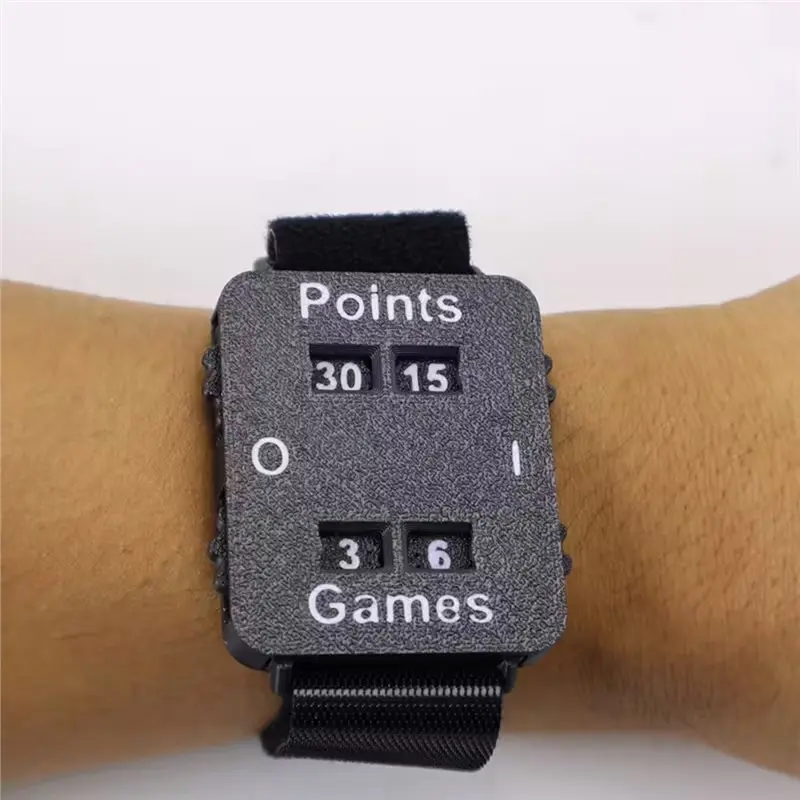 RTENTE-Wristband Score Counter Portable Wrist Score Tracker For Cricket, Tennis Padel For Coaches Referees Players C view 6