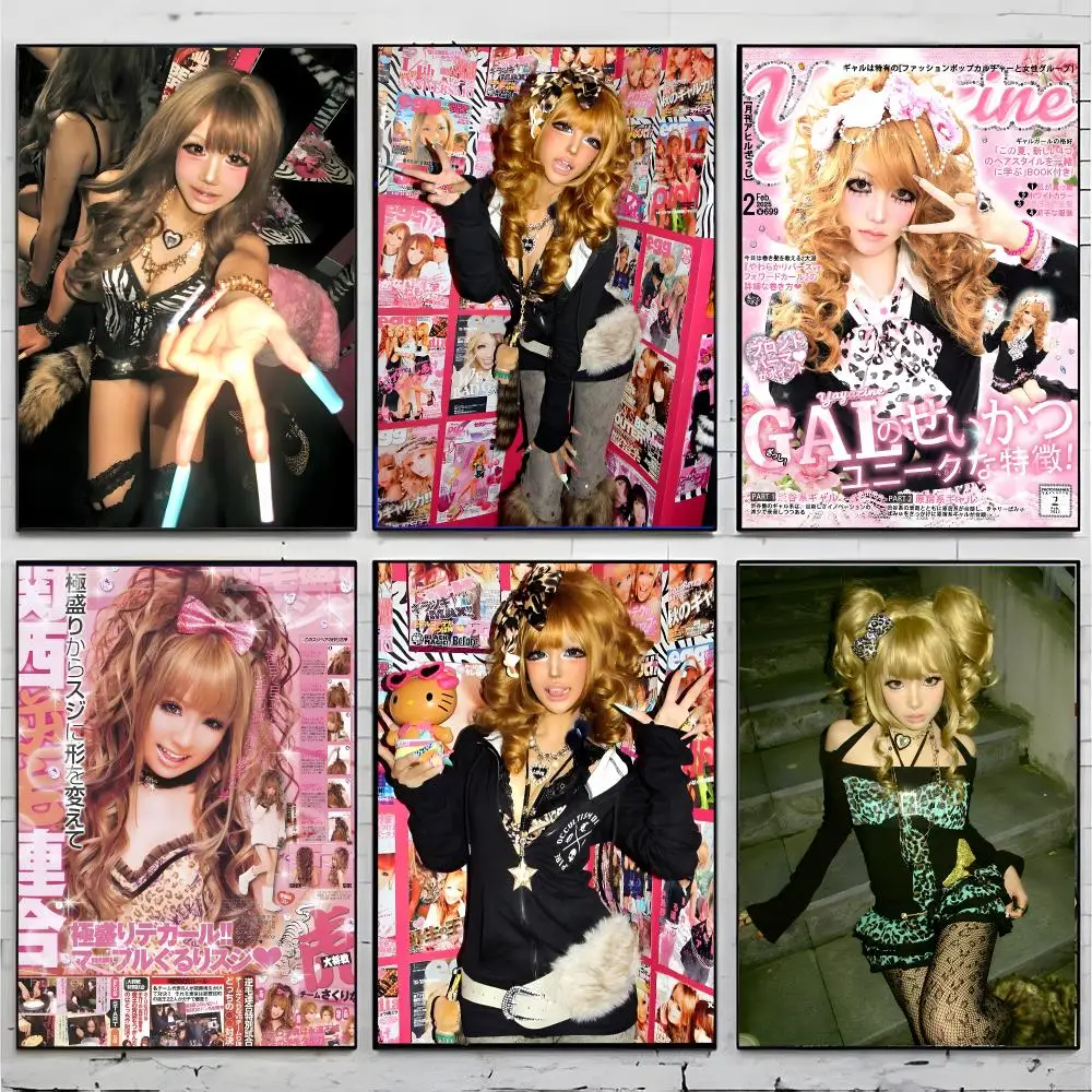 Fashion Subculture Gyaru Poster Superior Home Space  Indoor Decorative Art & Home Decor