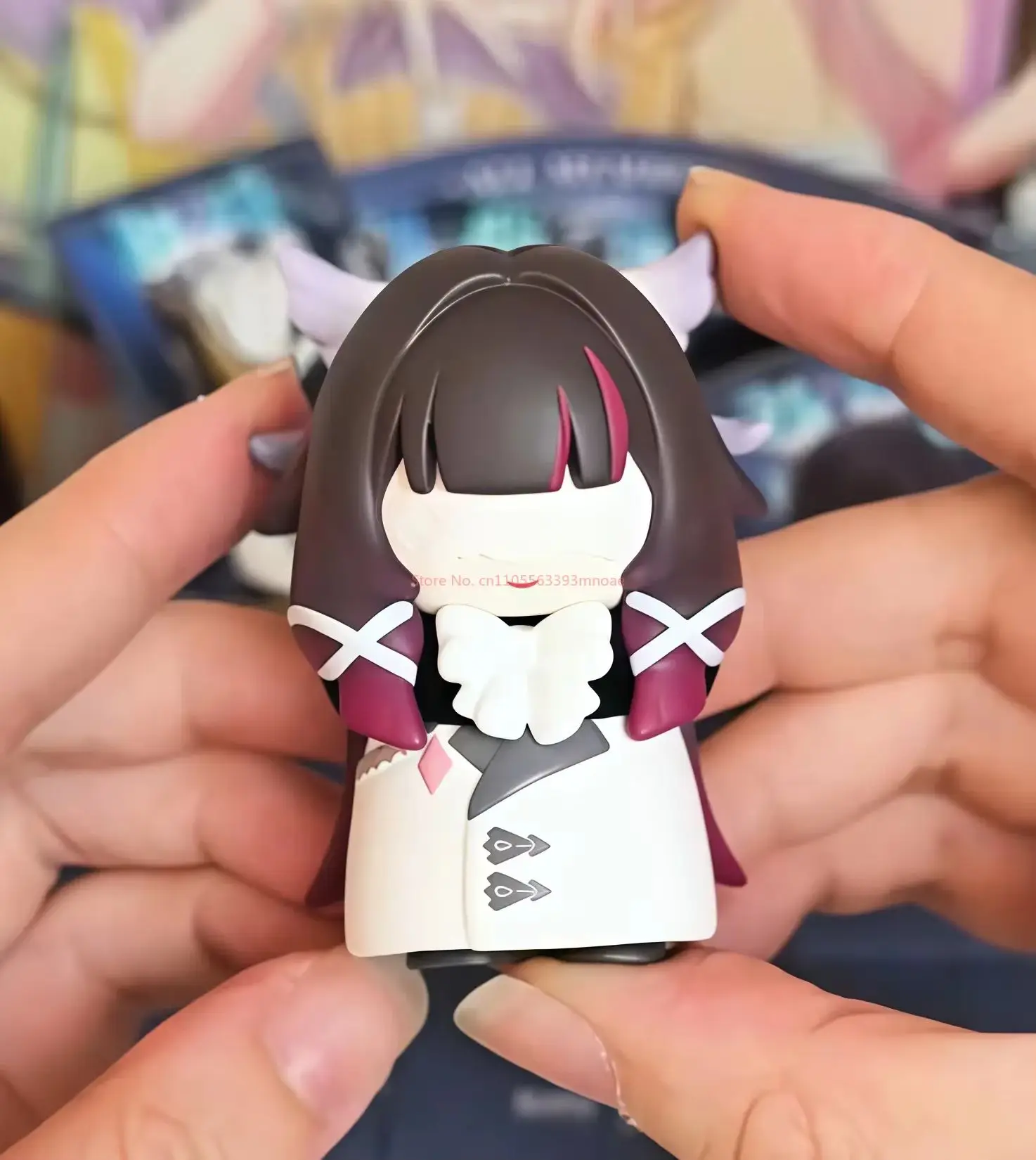 Mihoyo Genshin Impact Fatui Harbinger Q Version Serie Blind Box Desktop Mini Puppe Modell Spielzeug Trend Dekoration Überraschung Geschenke – Detail 5