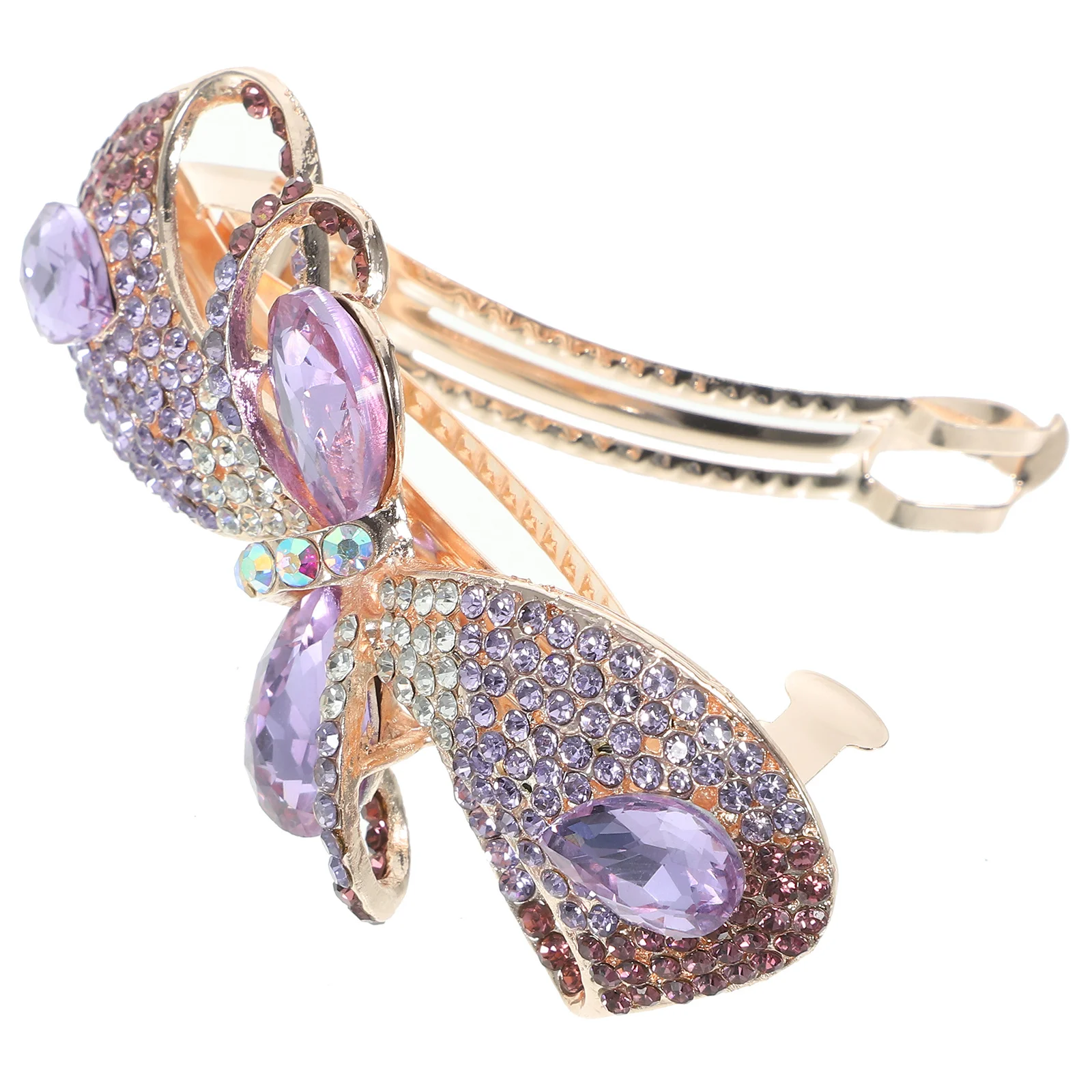 

Элегантная заколка для волос с бантом, заколка для волос со стразами, женские аксессуары для волос, держатель для хвоста на день рождения, свадьбу, банкет, заколка с бантом