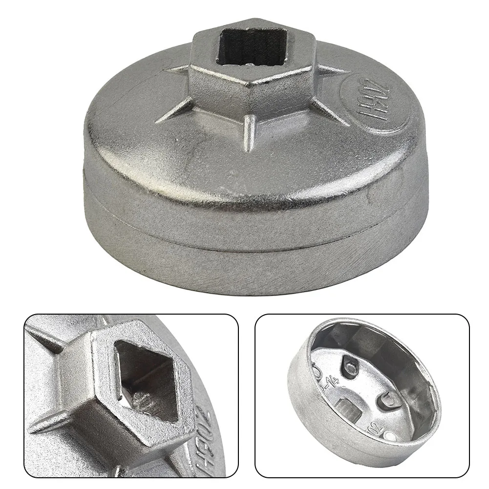 Oil Filter Wrench Cap Socket Wrench, Remove-Tools, Machine Filter, Hand Tool, 901, 902, 903, 904, 65, 67, 74, 79mm, 1Pc