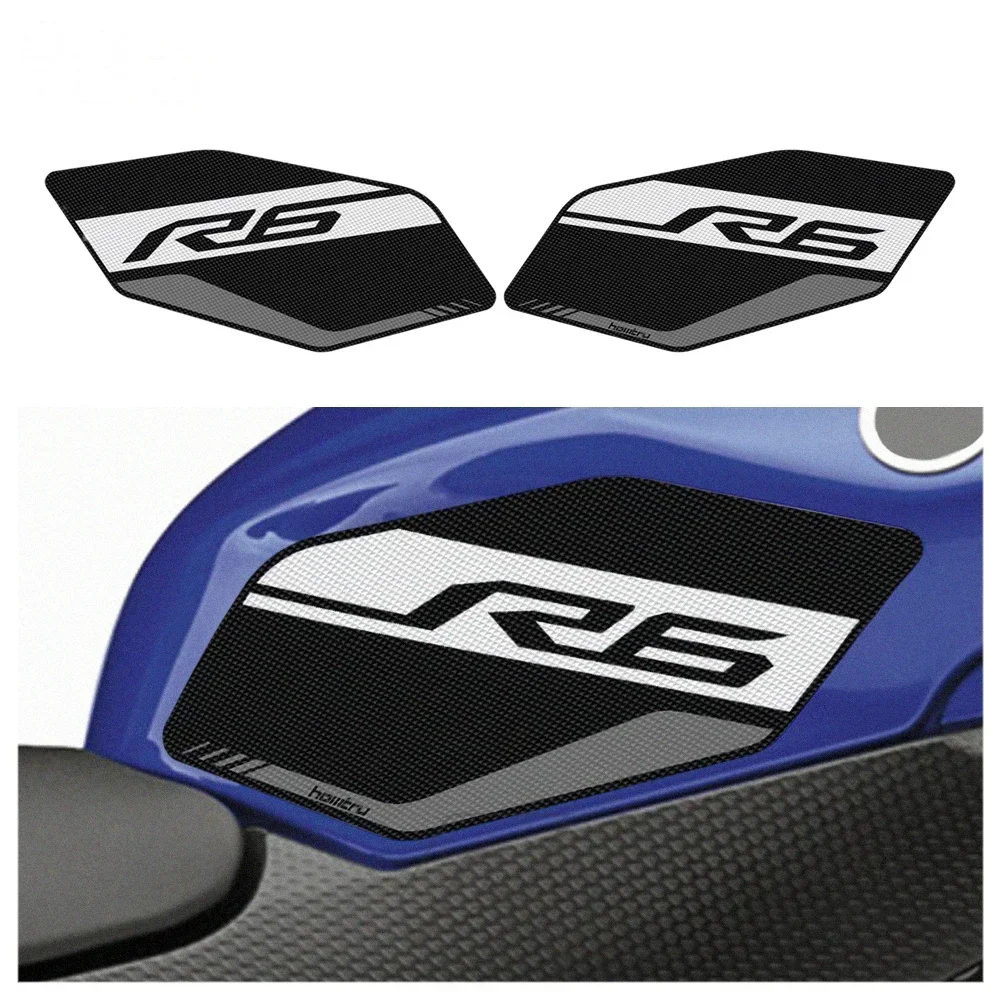 For Yamaha YZF R6 2008-2016 Sticker Motorcycle Accessorie Side Tank Pad Protection Knee Grip Mats