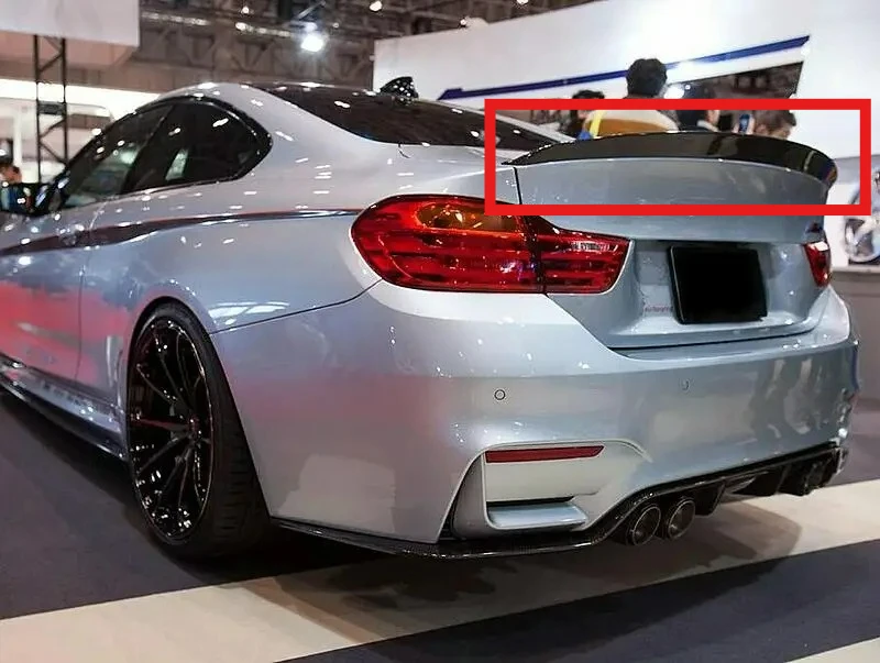

Custom-Fit FORBMW F80 M3 F82 M4 2015-2019 CS-Style Carbon Fiber Rear Trunk Cover Spoiler
