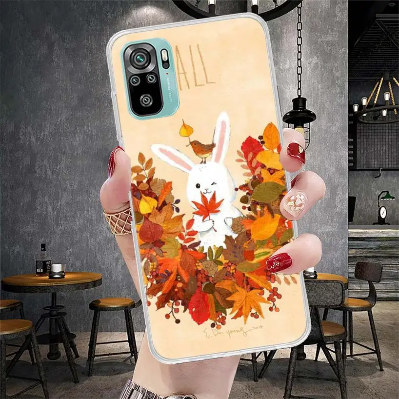 Pumpkin Happy Fall Autumn Soft Phone Case For Xiaomi Redmi Note 12 12S 13 14 11 11E Pro Plus 11S 10 10S 11T 14Pro 4G 5G Shell Co image 3