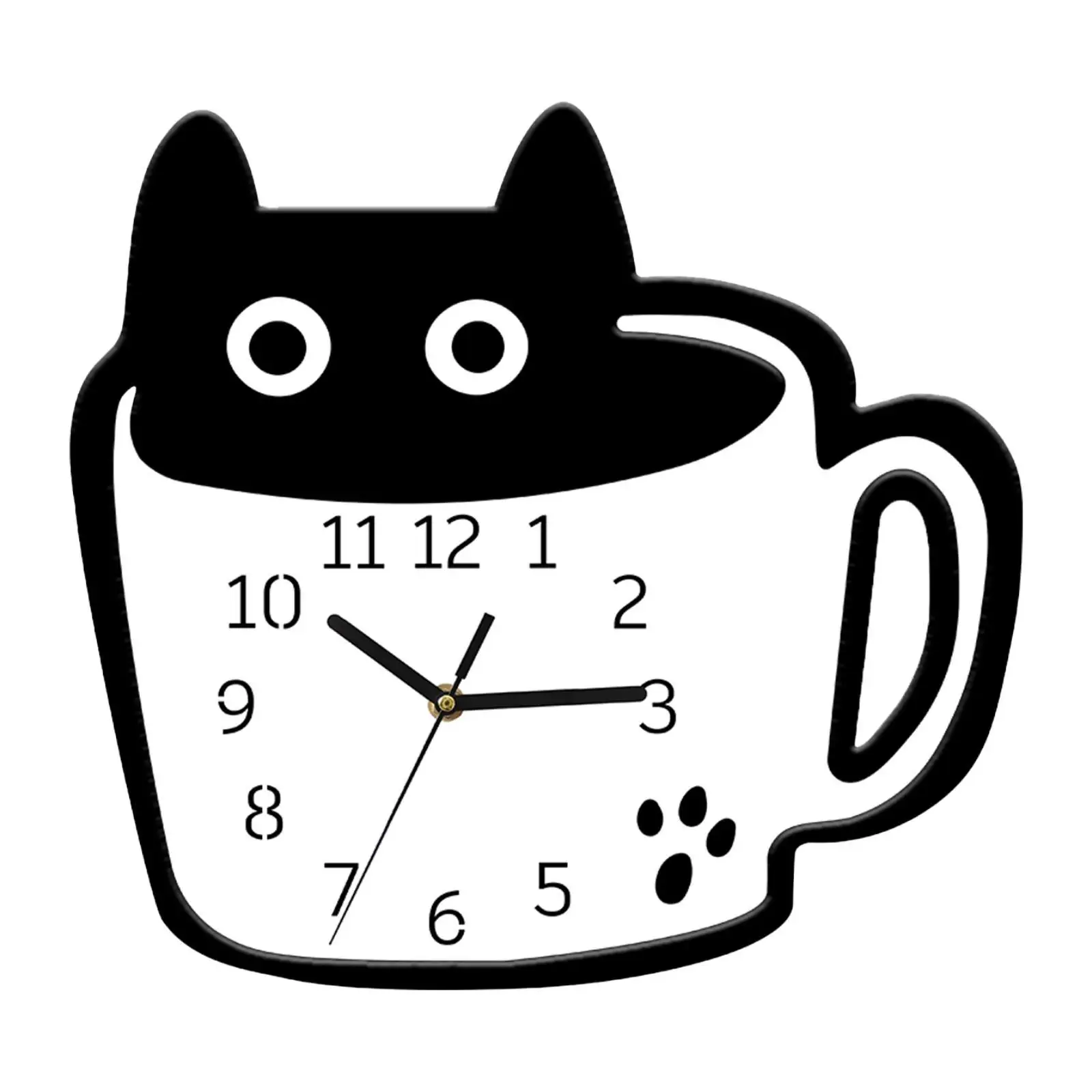 Table Clock Desk Clock Sturdy Non Ticking Decorative Practical Gift Desktop