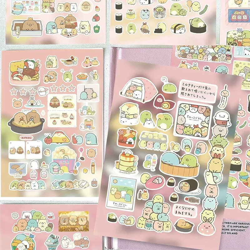 

8 Pcs Cartoon Sumikkogurashi Sticker Cute Creativity Waterproof Graffiti Sticker Student Diy Phone Case Suitcase Decoration Gift