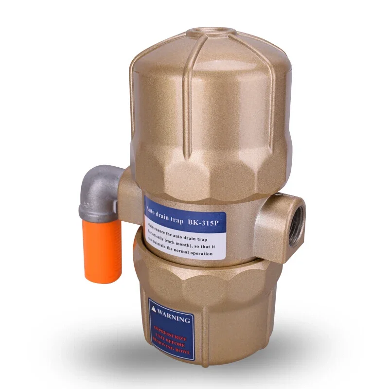 BK-315P Beckron válvula de drenaje del compresor de aire descarga automática de agua tanque de almacenamiento de aire drenaje automático bomba de aire neumática