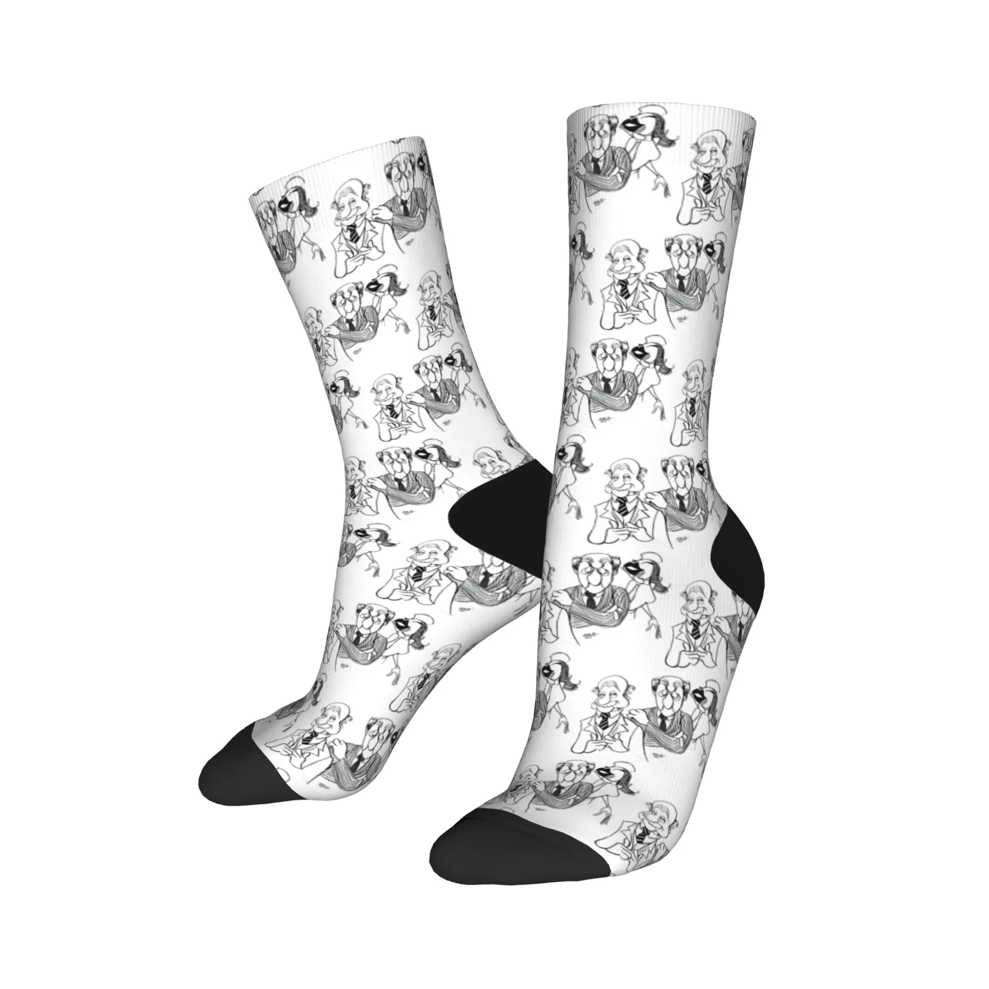 Statler and Waldorf Socks  Design Stockings Non-Slip Women Men Socks Comfortable Autumn Casual Outdoor Socks