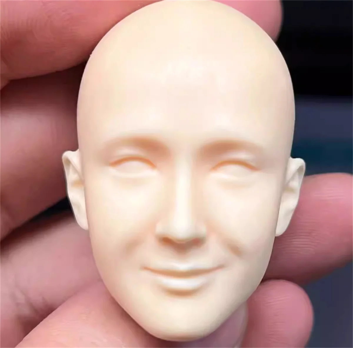 Wang YiBo 1/6 未塗装ヘッド彫刻兵士アジア歌手表現俳優モデル 1/6 スケール BJD アクションフィギュア