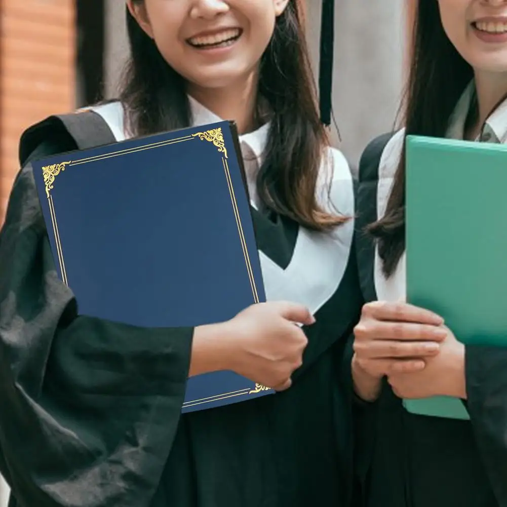Certificate Storage Case Elegant Certificate Covers for School Business Graduation Protect Showcase Diploma Award Documents