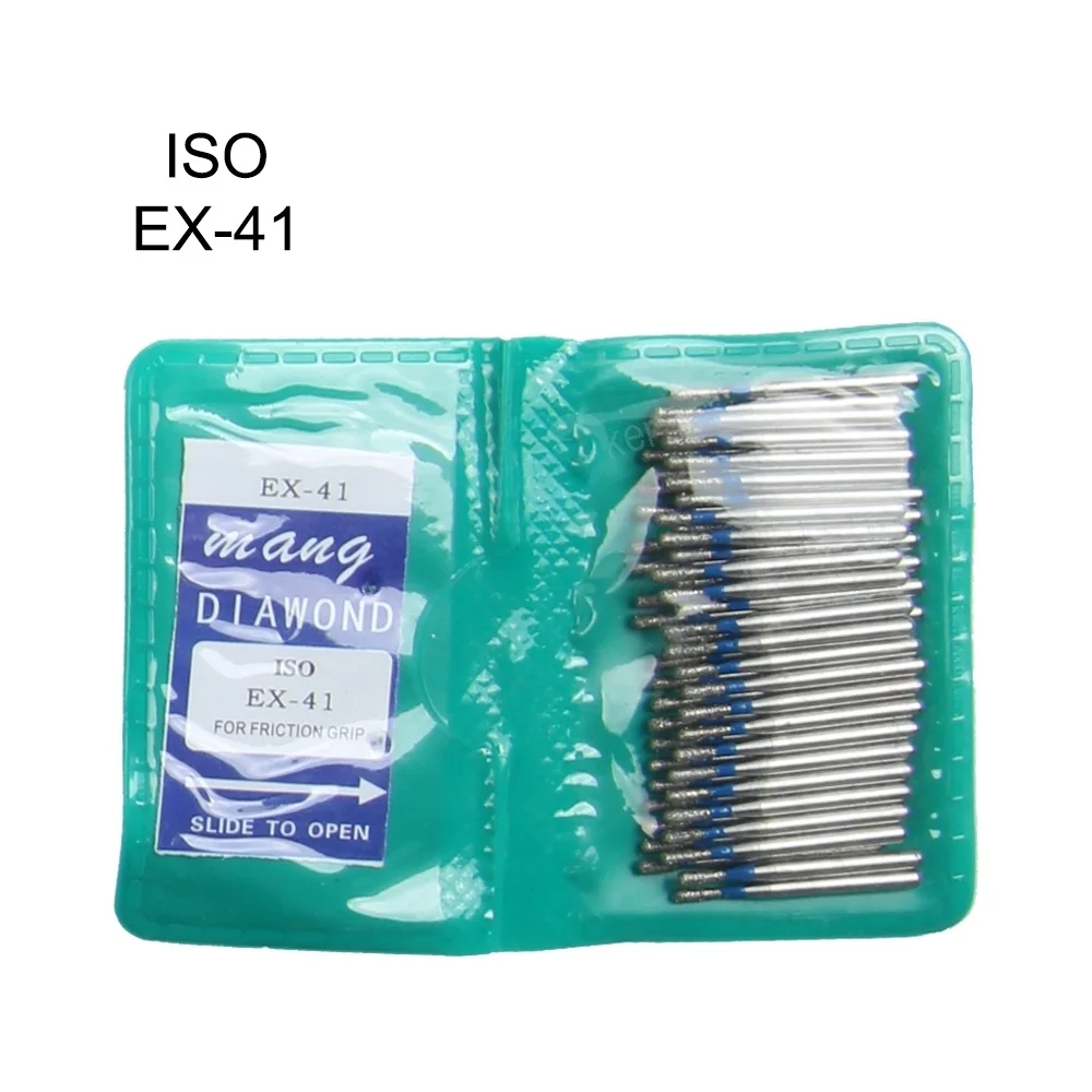 1.6mm 50pcs/lot Dental Diamond High Speed Burs for Polishing Smoothing Teeth Polishers For Teeth Polishing