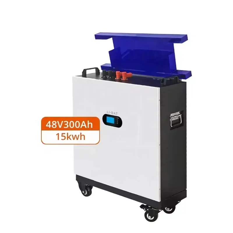 48V 51.2V 300Ah Solar battery with wheel 15Kw Home Storage 15Kwh 48V Lifepo4 Lithium Battery