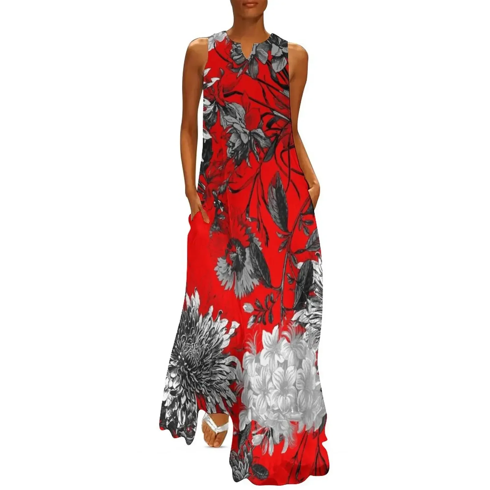 

Vintage Garden VIII Long Dress long dress women dress for woman Female dresses korean style