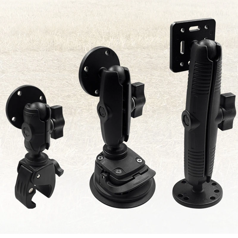 AC34- Double Socket For RAM With 1 Inch Ball Base Mount Motorcycle Camera Extension