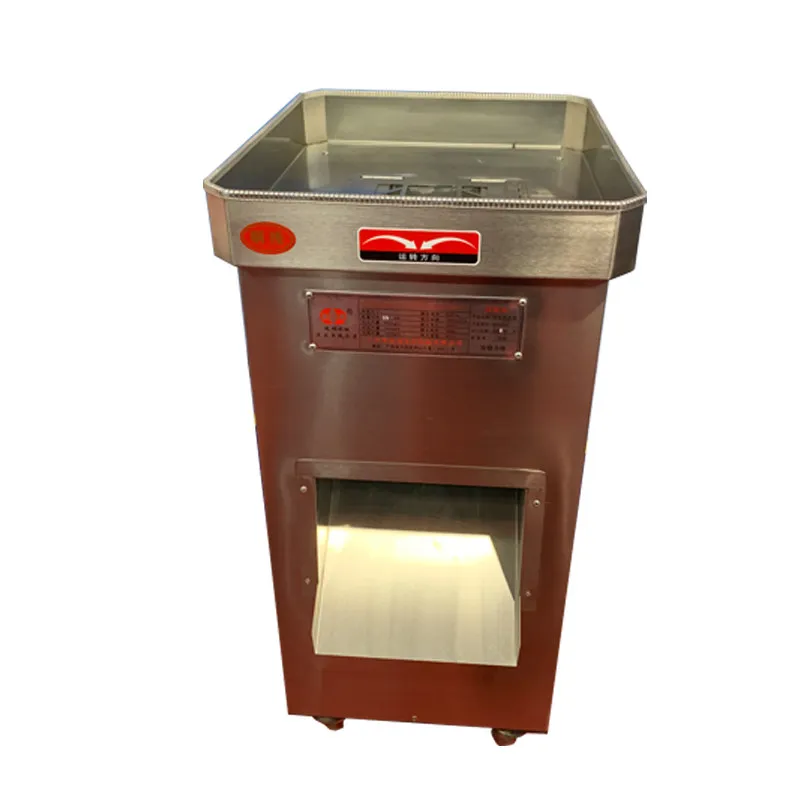 YJQ Commercial Meat Cutter Multifunctional Stainless Steel Double Specification Slicing and Shredding Machine Electric