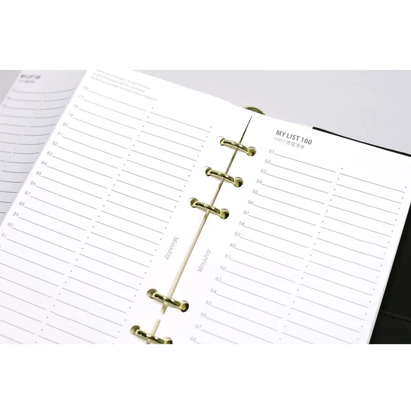 Picture 6: Fromthenon 10Sheets A6A7 Easy Refill 4-Fold Out Weekly Plan Replacement Core for Daily Planning Agenda Travel Journal and All So