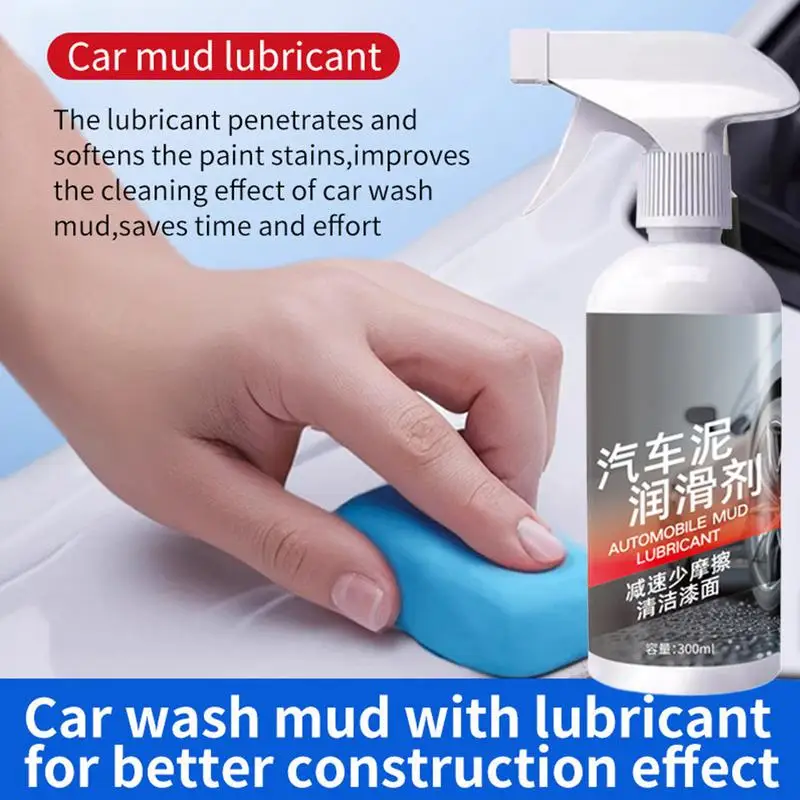 Per adatto alla maggior parte delle barre di argilla leader e lubrificante per argilla per tessuti per auto Lubrificante liquido per argilla da 300 ml Lubrificante liquido per argilla efficace