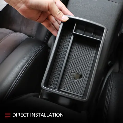 중앙 콘솔 팔걸이 수납함, ABS 보관함, 아우디 A3 8V 2014-2019, 아우디 S3 2015-2019 액세서리