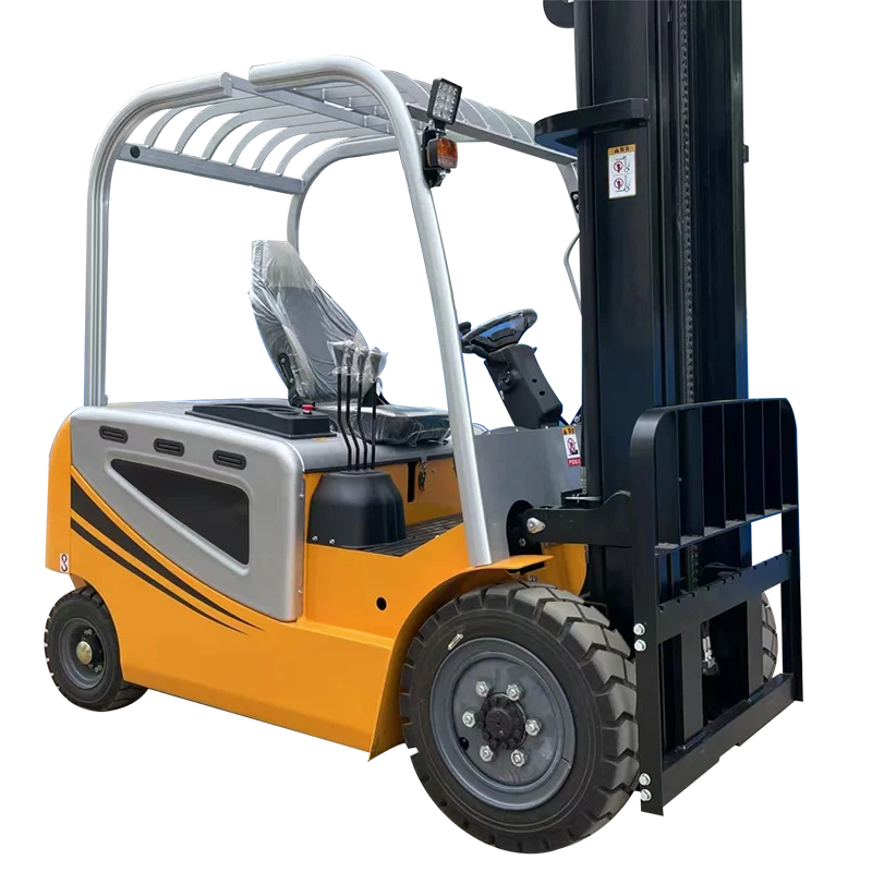 Customized electric forklift 2 tons 1 ton small hydraulic lift four-wheel ride-on loading and unloading stacker