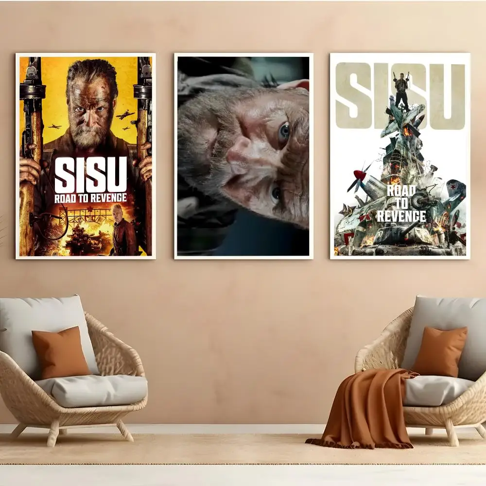 Poster Self Adhesive HD PVC Wall Art - Waterproof & Stain Proof For Home Office Sisu Road To Revenge