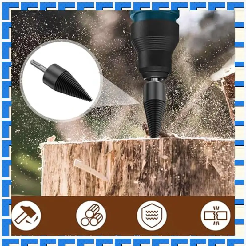 

ABNG 12 Pcs Firewood Log Splitter Sturdy Heavy Duty Electric Drills Screw, For Electric Drill