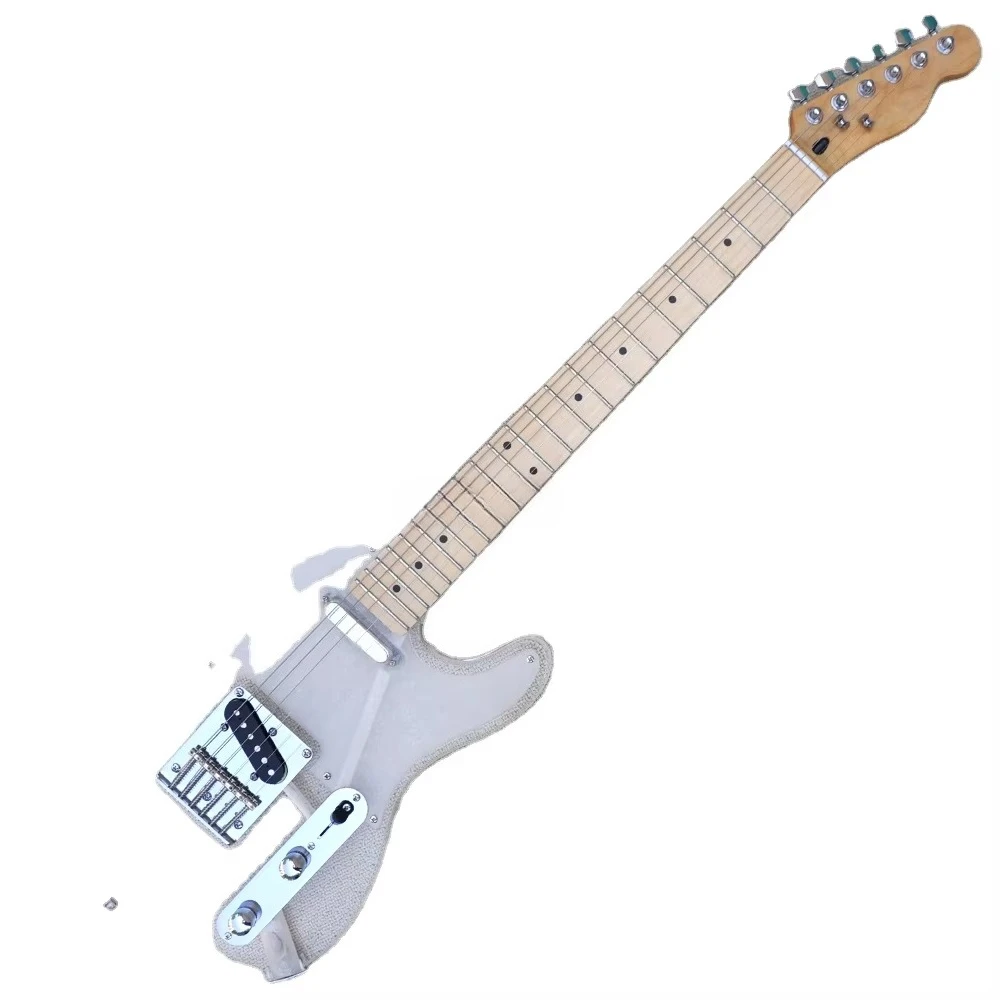 

STLF Flyoung High Quality Acrylic Electric Guitar Maple Rosewood Fretboard Guitar Plexiglass Guitars