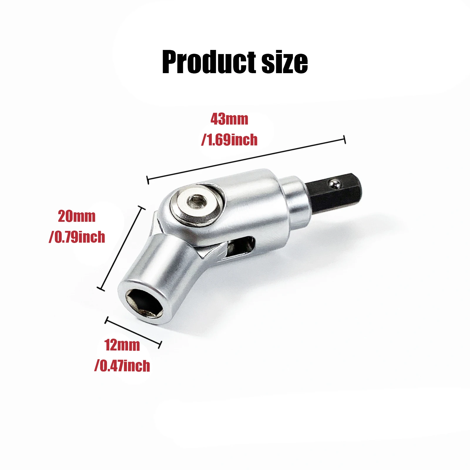 Electric Drill Driver Screwdriver Joint Turning Corner Device 180° Rotation Magnet Powerful Ring Strong Electric Screwdriver Bit