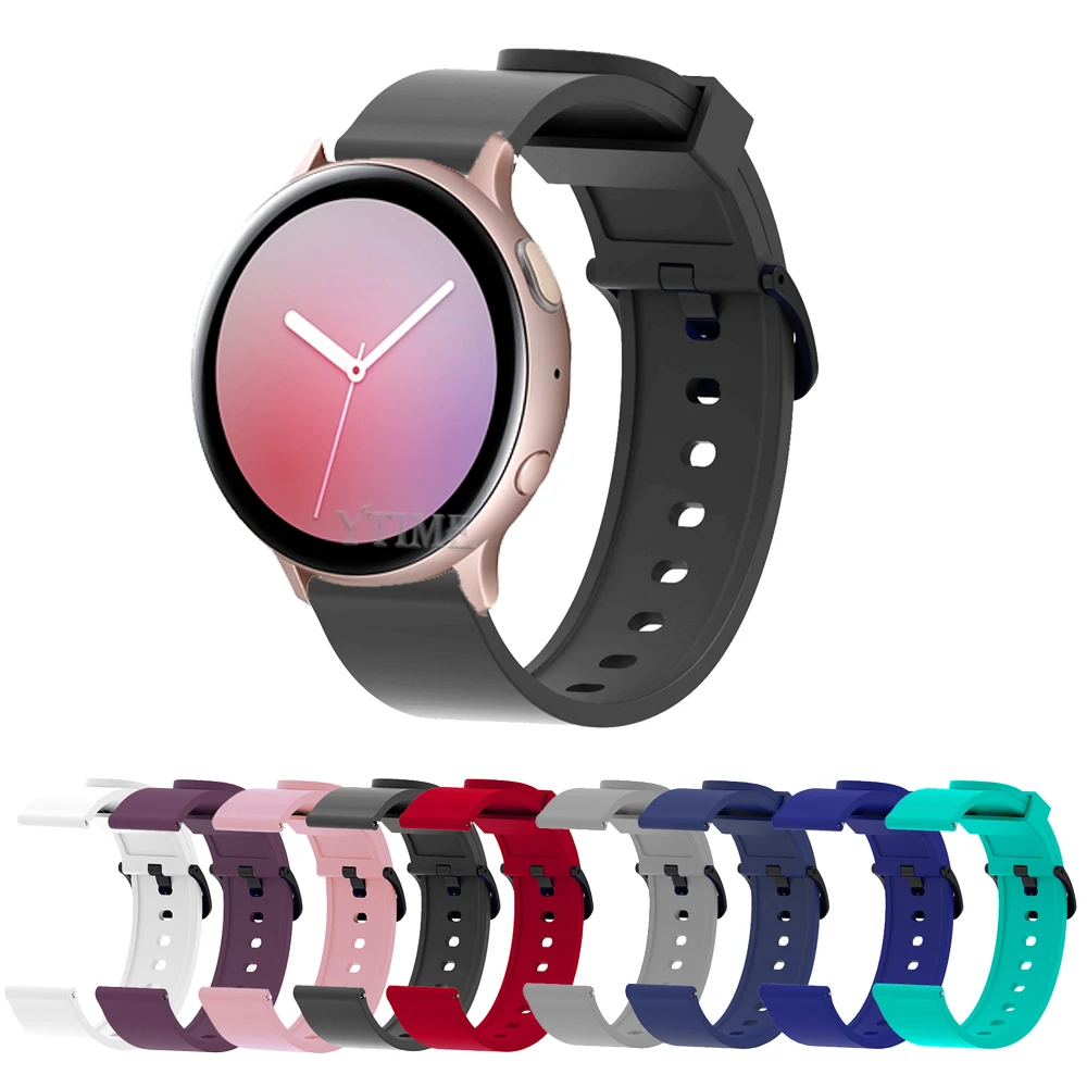 Cinturino in silicone morbido 22mm per samsung Galaxy wtch 3 45mm Gear S3 Huawei watch GT GT2 46mm cinturino per cinturino per Amazfirt GTR 3 Pro