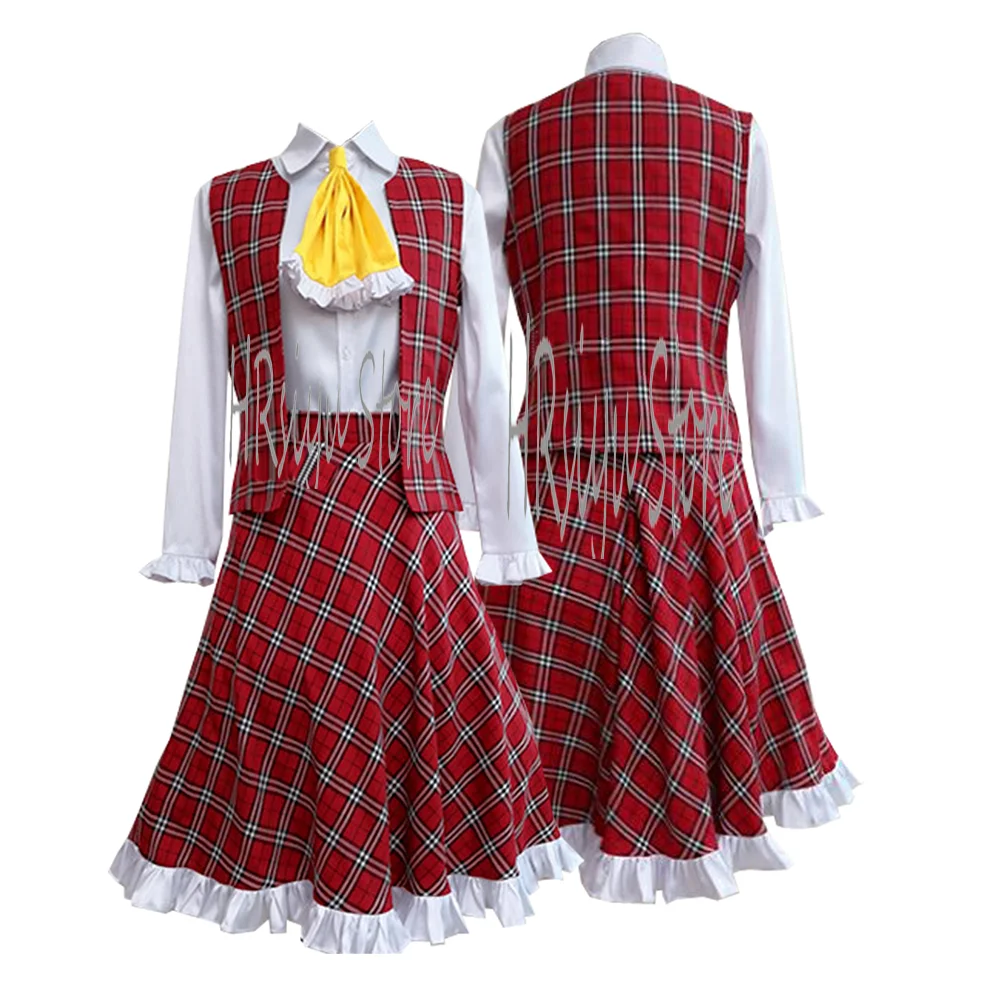 

Women's Cosplay Anime Touhou Yuuka Kazami Costume Lolita Dress Outfit customized