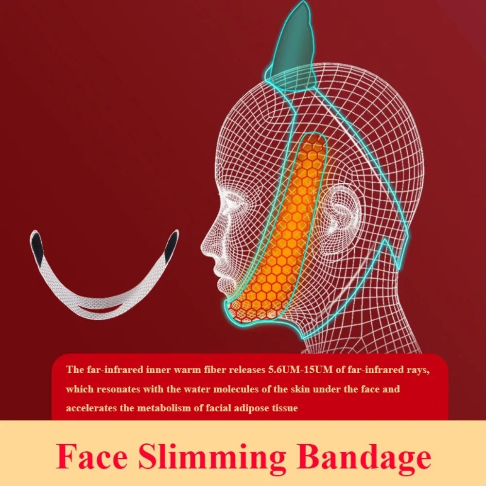 Adjustable Face Slimming Bandage V Line Face Shaper Chin Cheek Lift Up Belt Far-infrared Facial Anti Wrinkle Strap Skin Care