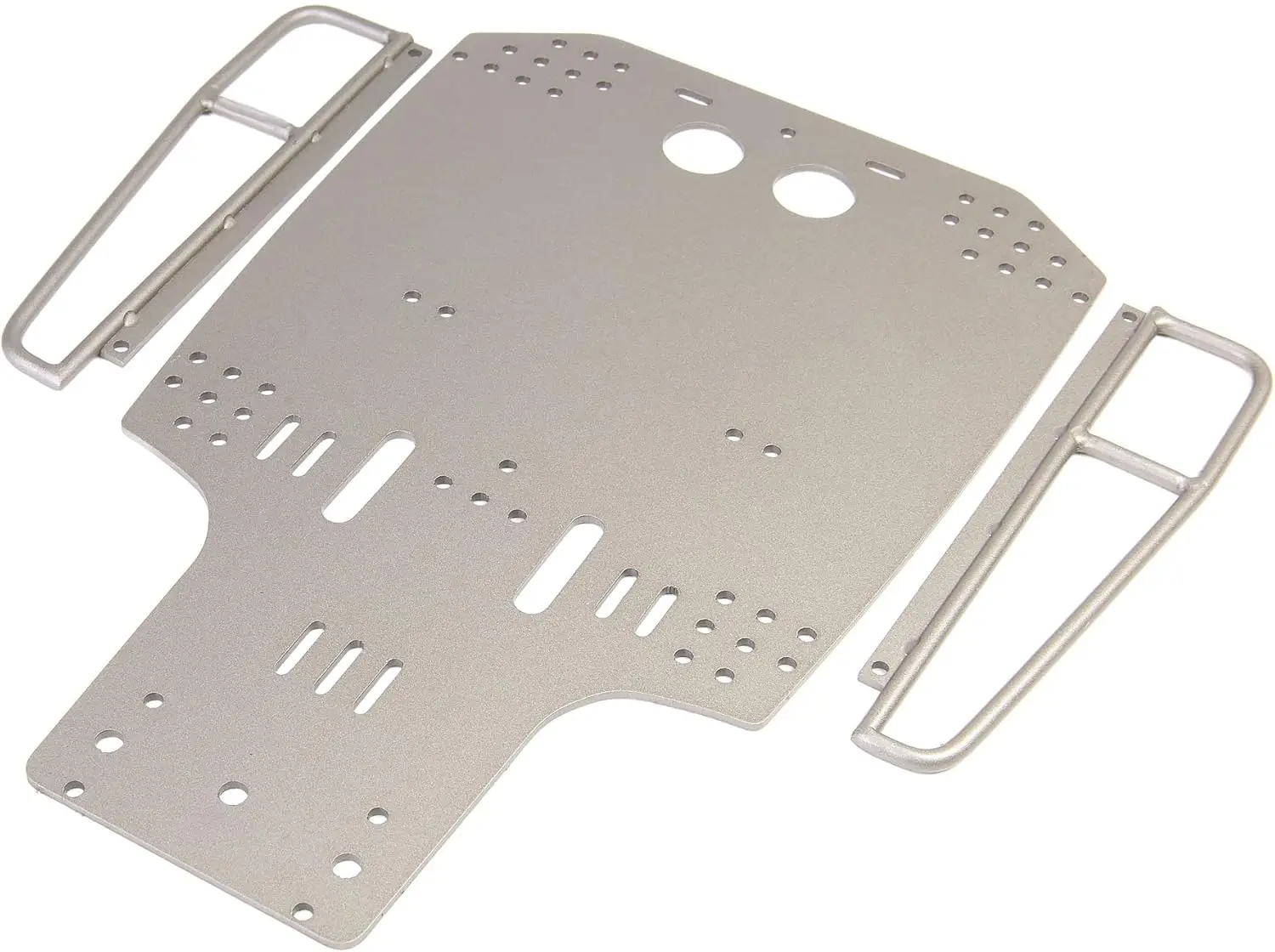 

Stainless Steel Chassis Equipped with Two Side Bumpers for Tamiya Racing Buggy Sand Scorcher Upgrade Replace