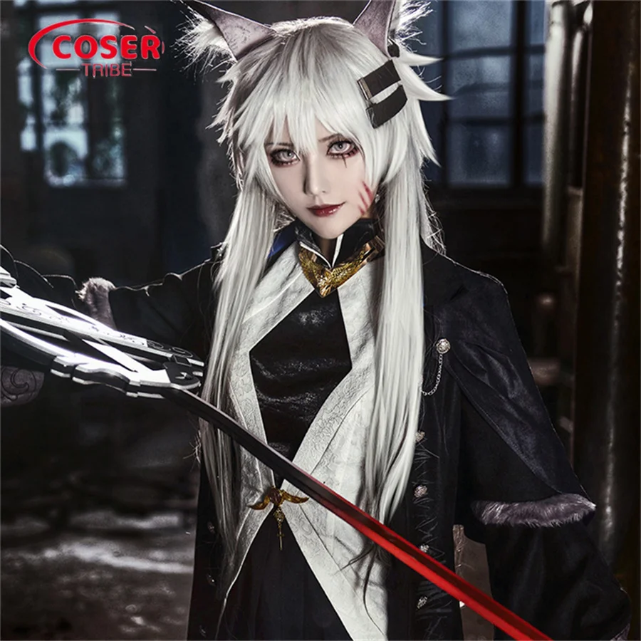 COSER TRIBE Anime Game Arknights Lappland   Ceremonial Dress Halloween Carnival Role CosPlay Costume Complete Set