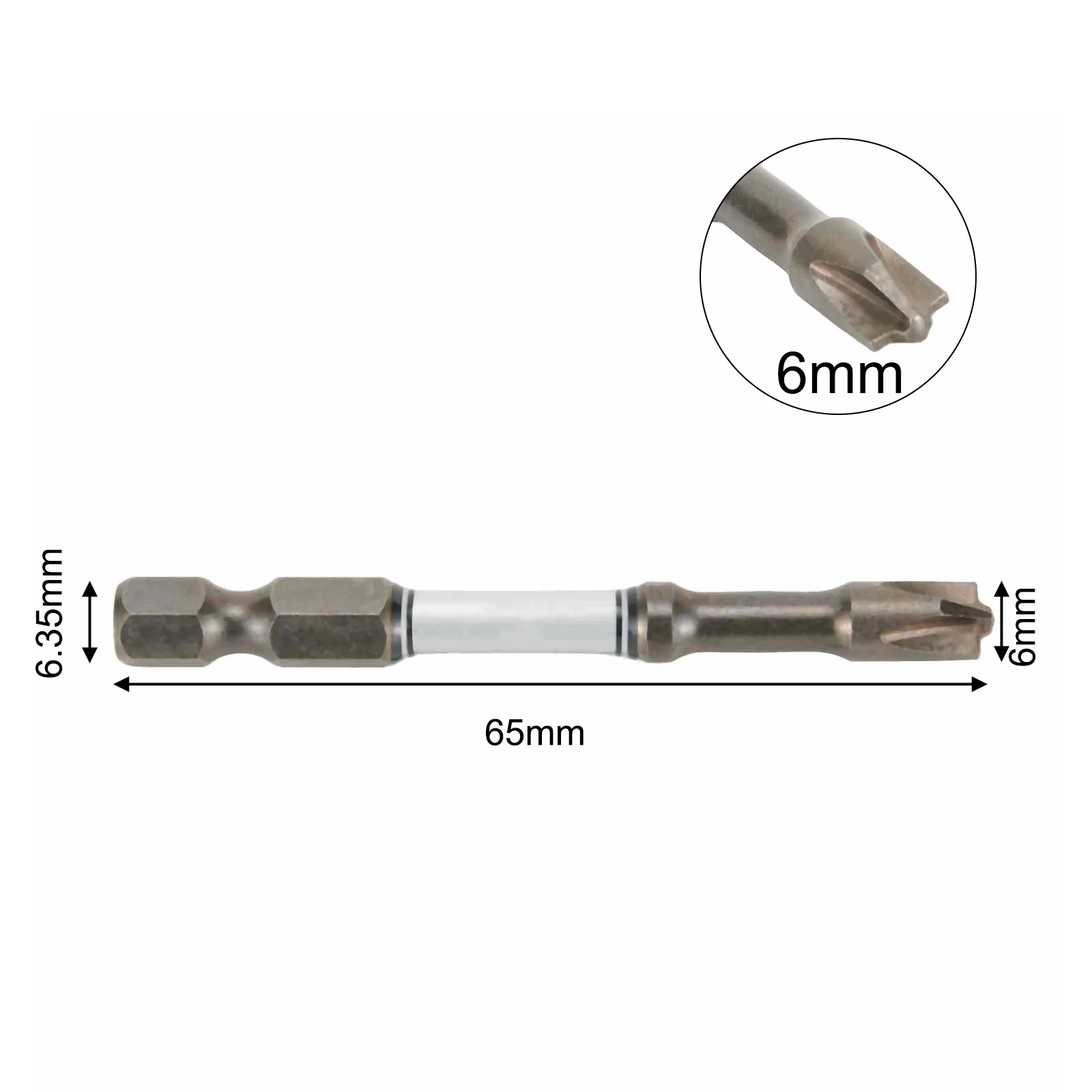 Magnetic Special Slotted Cross Screwdriver Bit Batch Head Nutdrivers FPH2 For Socket Switch Electrician Power Tools