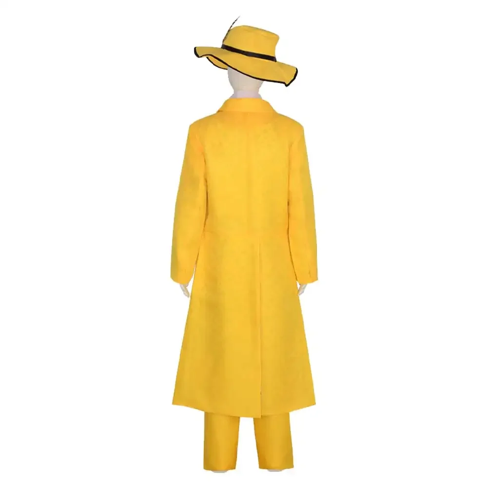 Jim Cosplay Kids Boys Fantasy Yellow Suits Movie The Mask Costume travestimento bambino Cosplay Roleplay fanasia Outfits Halloween