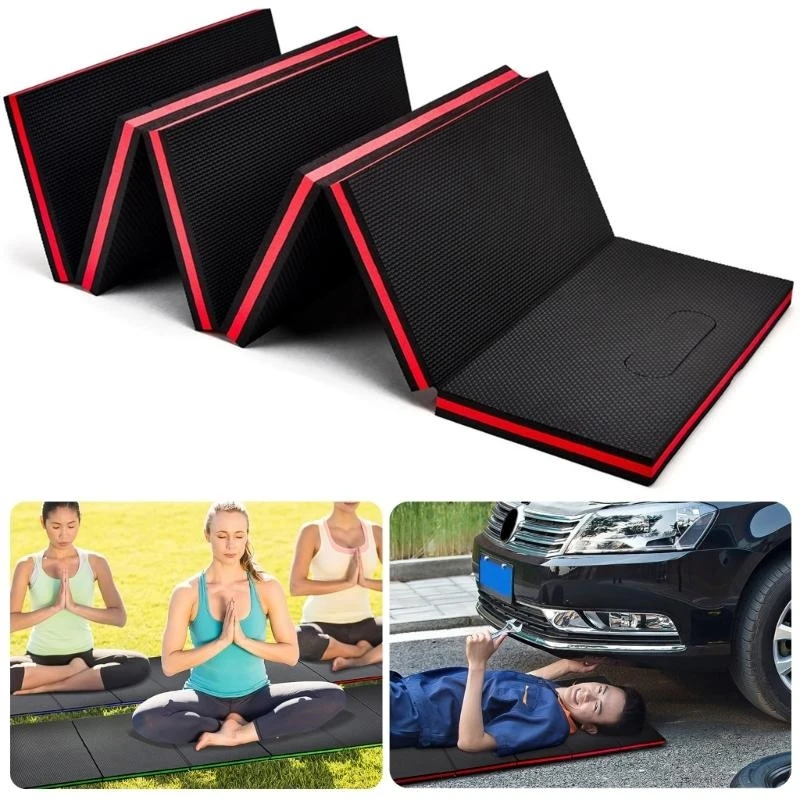 0xxd Reparador portátil Creepers Mat Mat Automotive Bat para fácil armazenamento e transporte para vários ambientes