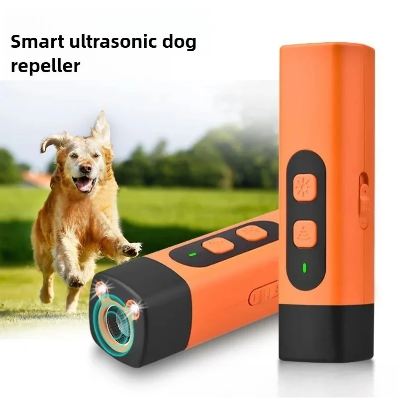 Ultrasonic Bark Stopper,AntiBark Device for Dog,Repeller Barking Devices with LED Light,Stop Bad Behavior Without Screaming Clap