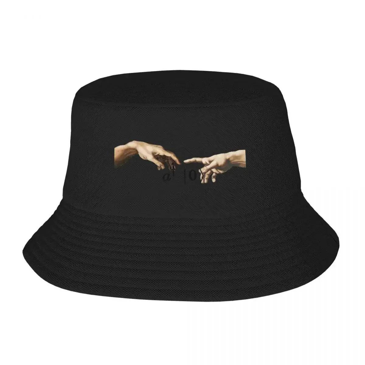 New Creation operator, micheangelo and the creation of adam, physics and art Bucket Hat sun hat Beach Outing Men Hats Women's